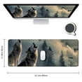 thumbnail image 2 of nygtbtfer Gaming Mouse Pad ,The Wolf and The Moon Mousepad Non-Slip Rubber Gaming Mouse Pad Rectangle Mouse Pads for Computers Laptop 31.5x11.8 in, 2 of 6