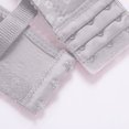 thumbnail image 4 of Bras for Women No Underwire Wireless Bras Ndbuld Women's Non Steel Hoop Gathered Middle Button Breastfeeding Breathable Elastic Underwear Daily Bra White XL, 4 of 5