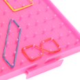 thumbnail image 4 of 4 tablas de geometría de 16 x 16 cm con anillos de goma en ambos lados para tablas educativas y juguetes de aprendizaje. JM, 4 of 5