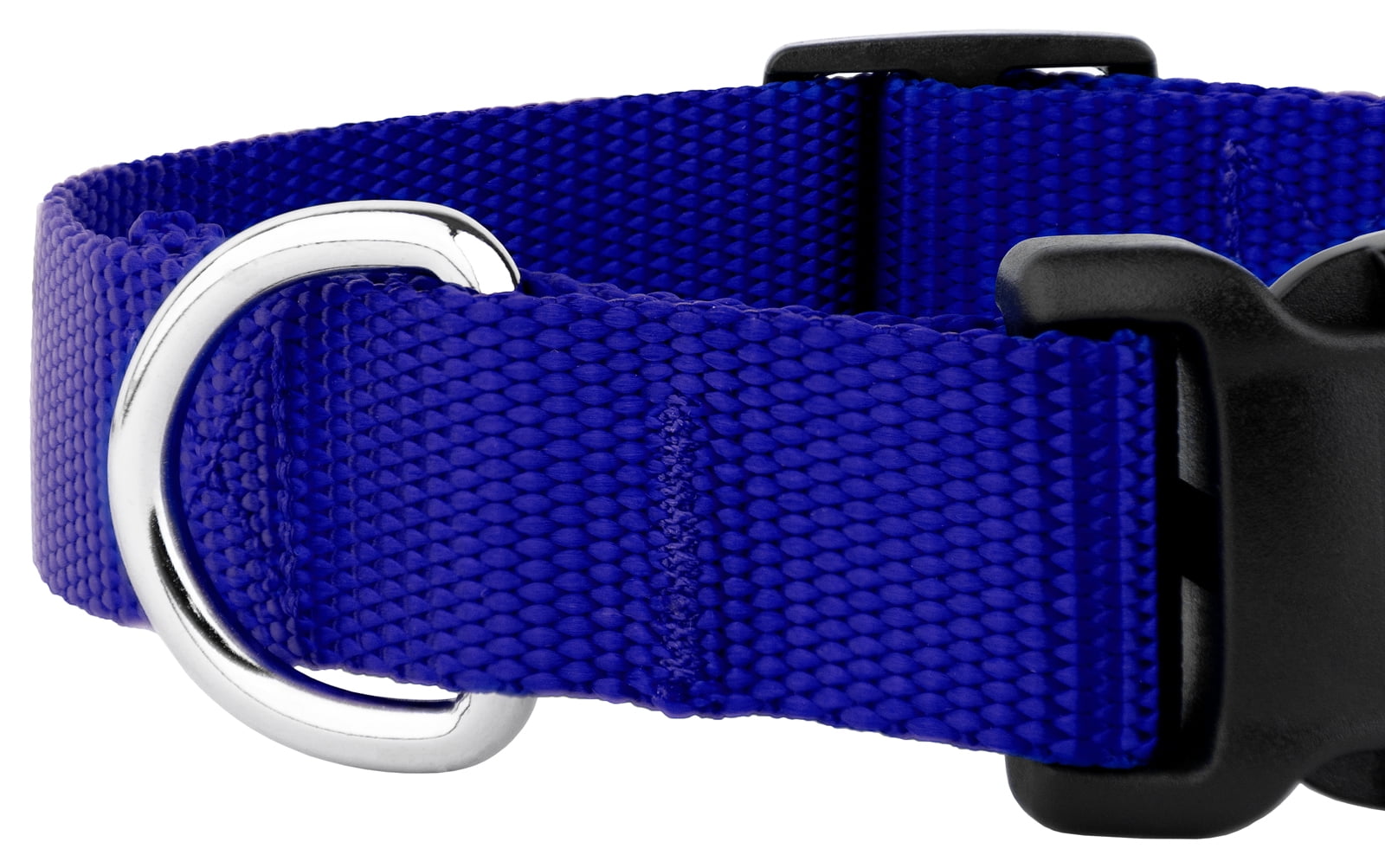 Country Brook Petz® Bright Royal Blue Everyday Nylon Dog Collar and Leash, Medium
