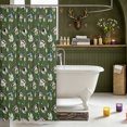 thumbnail image 3 of Manfei Wild Mallard Duck Shower Curtain 72Wx72L,Farmhouse Waterfowl Bathroom Curtain, 3 of 5