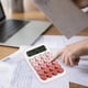 thumbnail image 5 of Calculadora de pantalla LCD de 10 dígitos - Sobremesa y tamaño bolsillo con teclas redondas, batería incluida, para uso doméstico y de oficina, 5 of 7