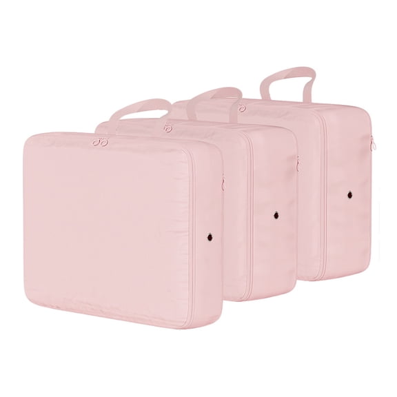 AUXDIQ 3 PCS Compression Packing Cubes Travel Luggage Organizer Bags Set Packing Organizers Compression Suitcase Bag Travel Essential Bag