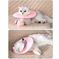 thumbnail image 2 of Cat Elizabeth Recovery Collar, Lightweight Polyester Material Pet Post Surgery Collar Easy Cleaning Waterproof  For Wound Healing, 2 of 9