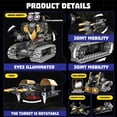 thumbnail image 4 of Robot Building Kit with APP/Remote Control STEM,echnic Coding Robotic Toys,Buildable 5in1 Models with 323+ Pieces, 4 of 7