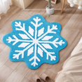 thumbnail image 4 of AYktou Christmas Decorations,Christmas Rugs Snowflakes Rug Winter Snowflake Doormat Snowflake Welcome Mat Christmas Decorative Non-Slip Washable Door Mats For Indoor Outdoor Entrance Home Bathroom, 4 of 6