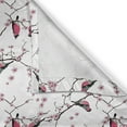 thumbnail image 5 of Ambesonne East Grommet Curtain, Bullfinch Birds Sakura, 50" x 72", Pink Black Grey, 5 of 6