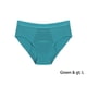 thumbnail image 2 of Qarigey Ropa interior de maternidad traje de baño Bikinis a prueba de fugas parte inferior absorbente período bragas reutilizables de cintura Prendas para la parte inferior del cuerpo Verde/L, 2 of 6