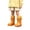 Yellow, variant on Kids Rain Boots Letter Print Drawstring Cuff Waterproof Rubber Rain Shoes Non Slip Mid Calf Boots Outdoor Walking Shoes