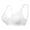 White, variant on jsaierl Womens Lace Bras Wireless Lift T-shirt Bras Seamless Comfortable Bralettes Shapewear Breathable Full Figure Bras