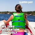 thumbnail image 5 of TRC Recreation Super Soft Child Life Jacket Vest, Medium, Fierce Green, 5 of 9