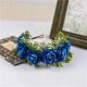 thumbnail image 4 of Corona hecha a mano, corona navideña, accesorios de boda junto al mar, tocado de franela, adornos para el cabello ajustables, 4 of 6