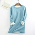 thumbnail image 5 of Fall Outfits for Women 2026 Long Sleeve Warm and cozy all through autumn and winter M Blue Fall Top, 5 of 5
