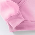 thumbnail image 5 of Otqutp Kids Warm Winter Jackets Loves You Hoodies for Girls Letter Print Sweatshirt Oversized Long Sleeve Pullover Top Children Lightweight Tops(Pink,4-5 Years), 5 of 6