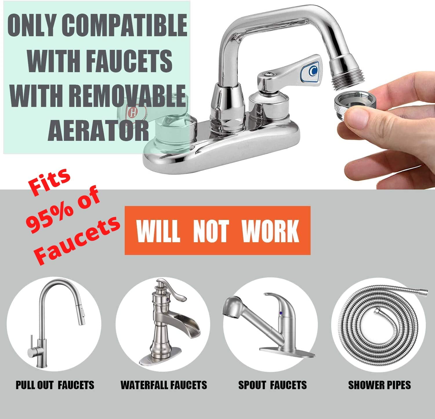 The Watering Vine Indoor Hose That Connects to Kitchen or Bathroom Faucet (50 FT)