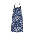 thumbnail image 2 of Fuzoiu Dragon Print Adjustable Waterproof Apron with Pockets,Waterproof Apron for Cooking, Gardening, and Art Projects, 2 of 8