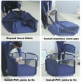 thumbnail image 3 of Baby Playpen Interactive Kids Play Playard Ocean Ball Safety Gate 6 Panel Fence (balls not Include), 3 of 3