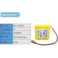 thumbnail image 3 of 5 Pcs BR-CCF2TH 6V 5000mah Battery with Brown Plug for Fanuc A98L-0001-0902/A98L-0031-0006 PLC Back-Power Non-Rechargeable, 3 of 8