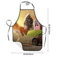 thumbnail image 2 of Pofeuu Country Farm Morning Rooster Print Aprons with Pockets, Cute Aprons for Kitchen, Cooking, Server, Barber, Chef Apron, 2 of 7