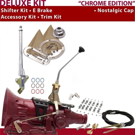 American Shifter 2004R Shifter Kit 10 in. E Brake Cable Clamp Clevis Trim Kit for D8218