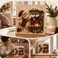 thumbnail image 4 of DIY Christmas Cat Pearl Diamond Painting Art Kit, Christmas Pearl Beads Art Craft for Adults Beginner, Gemstone Diamond Dots Beads for Home Wall Decor, Gift for Cat Lovers (Y-Cat E), 4 of 6