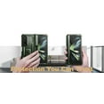 thumbnail image 5 of Dexnor Full Body Case for Samsung Galaxy Z Fold 4 5G(2022), Military-Grade Full-Body Shockproof Rugged Bumper Case Cover with Built-in Screen Protector & Kickstand & S Pen Slot, Green, 5 of 6