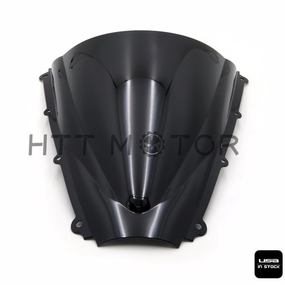 Windshield WindScreen Double Bubble For 2006 2007 2008 Triumph Daytona 675 Black