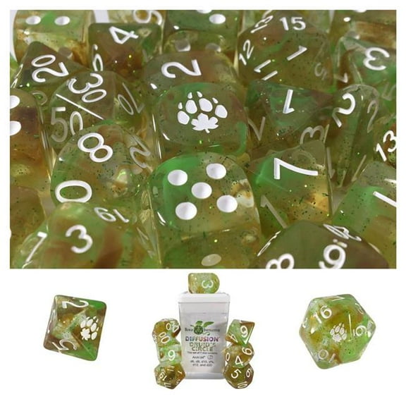 Diffusion Druids Circle Dice - Set of 7