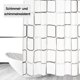 thumbnail image 3 of Cortina de baño antibacteriana, lavable, impermeable y antimoho, 3 of 6