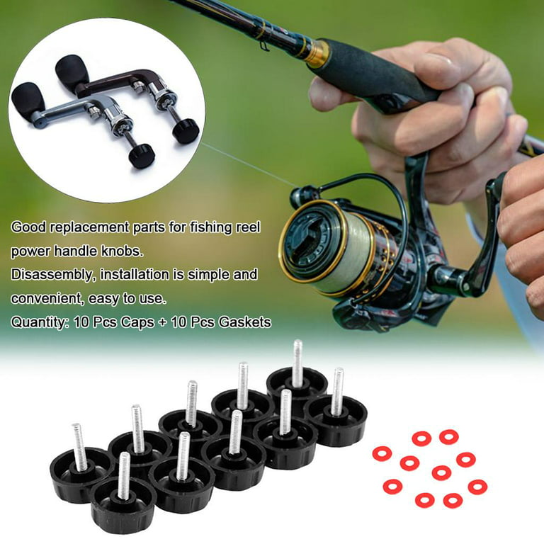 Pack Of 10 Fishing Reel Handle Screw s Handle Knob Rapairing DIY Tool  Accessories 