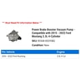 thumbnail image 2 of Power Brake Booster Vacuum Pump - Compatible with 2015 - 2022 Ford Mustang 2.3L 4-Cylinder 2016 2017 2018 2019 2020 2021, 2 of 2