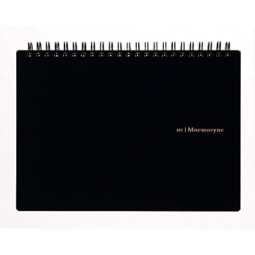 Cuaderno Maruman MNEMOSYNE A5 Horizontal 5mm 70 hojas N182A blanco