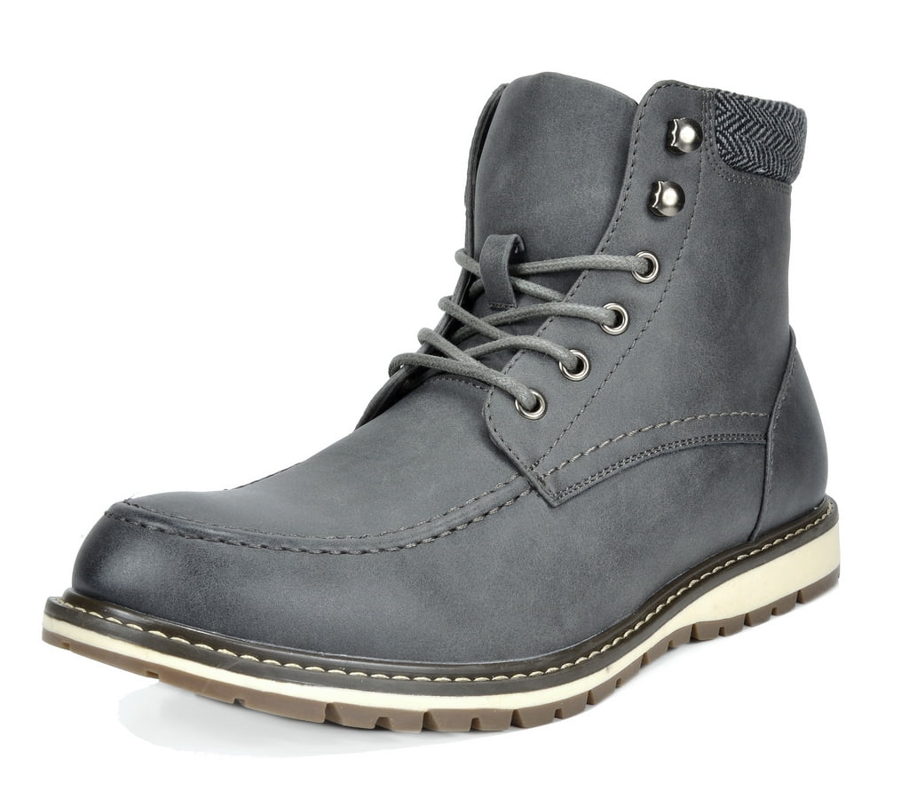 Bruno marc men's apache motocycle combat ankle boots hotsell