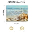 thumbnail image 3 of EastSmooth S73975 Beach Picture Decor Ocean Canvas Wall Art Prints of Starfish and Seashell on Sandy Seaside Ready to Hang for Living Room Bedroom Office Wall Decor Home Decoration, 3 of 6