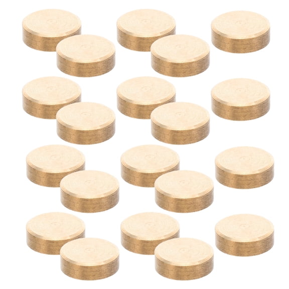 DRAFIDEEP 20Pcs Clock Numbers Replacement Golden Brass Dot Minimalist Wall Clock for Bedroom Office