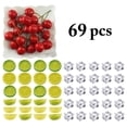thumbnail image 2 of Coofit Artificial Fruits Set Realistic 69PCS Decorative Acrylic Ice Cubes Fruit Models, 2 of 10