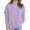 Purple, variant on DxhmoneyHX Hoodies for Girls Oversized Plain Basic Pullover Sweatshirts Comfy Long Sleeve Trendy Shirts Hooded Fall Preppy Clothes 2-13 Years