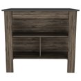 thumbnail image 2 of Three Shelves Kitchen Island Set - Melamine Filler for Durability, 2 of 5