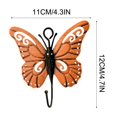 thumbnail image 3 of Latrodar Wall Hooks Hooks for Hanging Adhesive Hooks Heavy Duty Prevent Rust Hooks for Hanging Kitchen Butterfly Creative Metal Hooks Towel Hooks Small Closet Hooks for Jackets Wall Hangers 1PC, 3 of 6