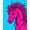 Pink, Pattern 3, variant on ODIKA 4'x6' Machine Washable Non-Slip Area Rug, Equestrian Dream Handcraft Yarn Canvas Artwork High Traffic Rug, Pink, 635447
