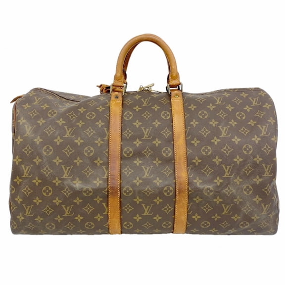 Pre-Owned Louis Vuitton Bags - Boston Monogram Keepall 55 M41424 Brown Men's & Women's