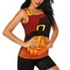 thumbnail image 2 of Fotbe Halloween Pumpkin Blusas Sin Mangas para Mujer – Estilo Casual, Corte Suelto, Slim-Fit, Cuello Redondo Deportivo, Tops de Verano para Gimnasio y Yoga-Large, 2 of 7