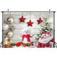 thumbnail image 3 of 210X150Cm Christmas Background Cloth Snowflake Decor Holiday Children Photography Background Cloth, I, 3 of 8