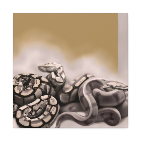 Snake in Mystic Slumber - Canvas