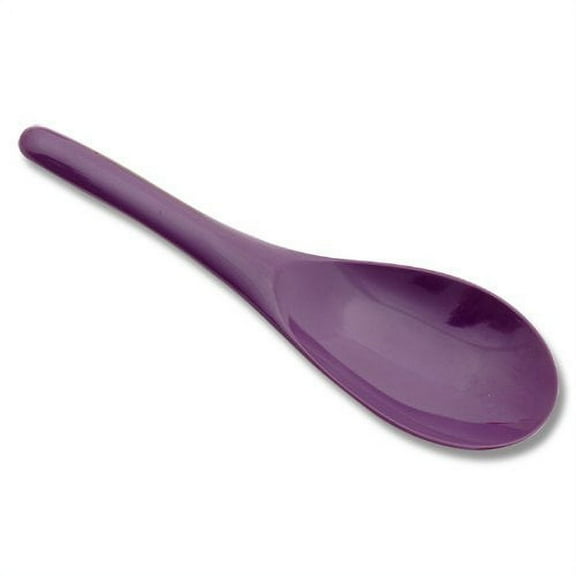 Gourmac 8-Inch Melamine Rice and Wok Spoon, Violet