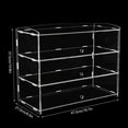 thumbnail image 6 of Miumaeov 3 layers Acrylic Display Cabinet Case Transparent Products Item Storage Cabinet, 6 of 9