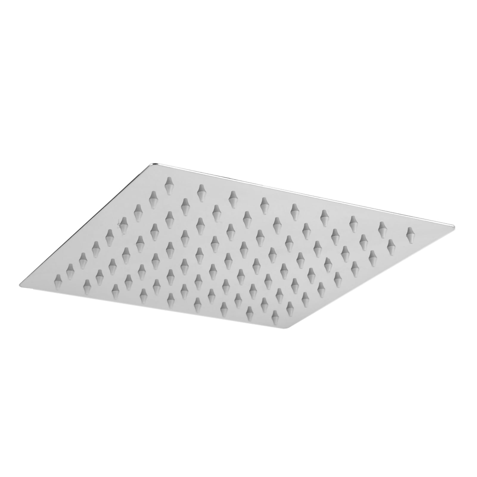 M Buder Modern Square Stainless Steel Rainfall Rain Shower Head Bathroom Top Sprayer, 8 Inch Ultra-Thin High Pressure Showerhead for Home, Silver 7.87 inches / 20 cm
