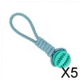 thumbnail image 1 of Runquan 5-6pack Dog Ball with Rope Interactive Dog Toy for Puzzle Feeders Dog Rope Toy 5 Pcs, 1 of 8