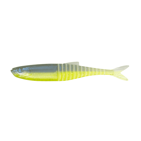 6th Sense Jigsaw Minnow 4.8 in Soft Plastic Swimbait Trailer Ribbed Paddle Tail Bass Fishing Bait Made in USA