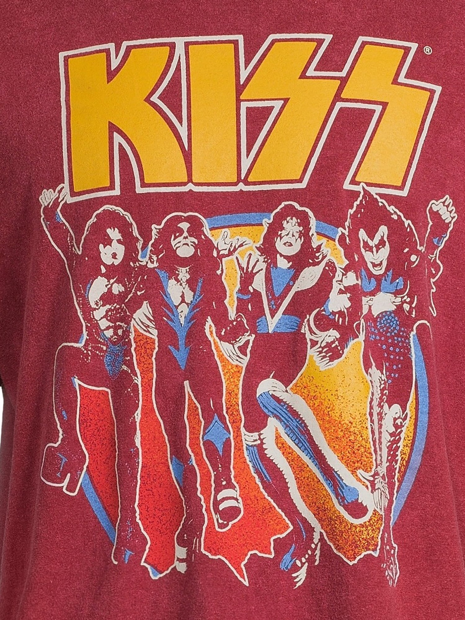KISS Men's & Big Men's Greatest Hits Graphic Band Tee, Size XS-3XL